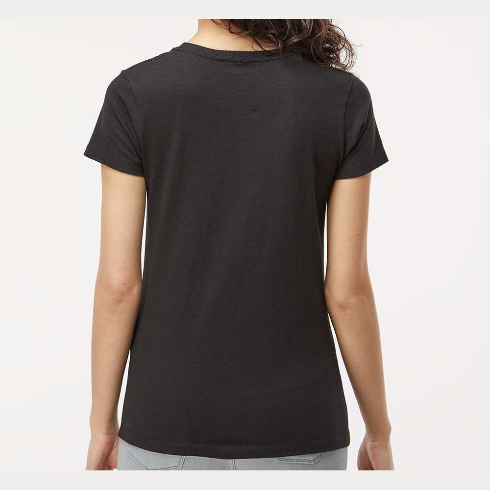 M&O Women's Gold Soft Touch T-Shirt - Black - On Model Back