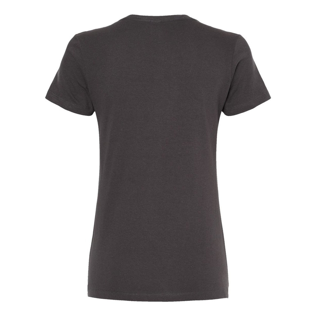 M&O Women's Gold Soft Touch T-Shirt - Charcoal - Back