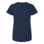 M&O Women's Gold Soft Touch T-Shirt - Deep Navy - Back