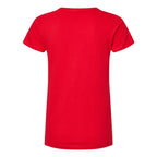 M&O Women's Gold Soft Touch T-Shirt - Deep Red - Back