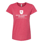 M&O Women's Gold Soft Touch T-Shirt - Heather Pink - Front