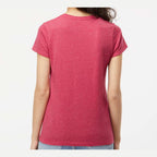 M&O Women's Gold Soft Touch T-Shirt - Heather Pink - On Model Back