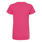 M&O Women's Gold Soft Touch T-Shirt - Heliconia - Back