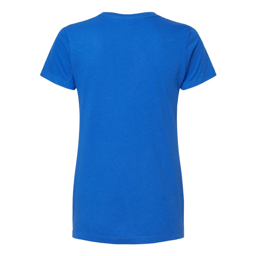 M&O Women's Gold Soft Touch T-Shirt - Royal - Back