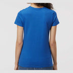 M&O Women's Gold Soft Touch T-Shirt - Royal - On Model Back