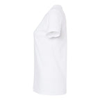 M&O Women's Gold Soft Touch T-Shirt - White - Direct Side