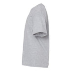 M&O Youth Gold Soft Touch T-Shirt - Athletic Grey - Direct Side