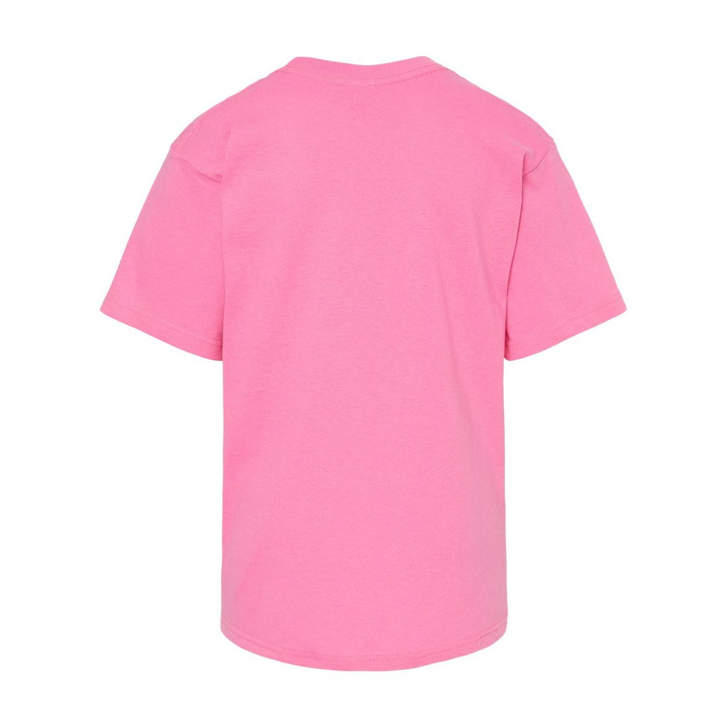 M&O Youth Gold Soft Touch T-Shirt - Azalea - Back