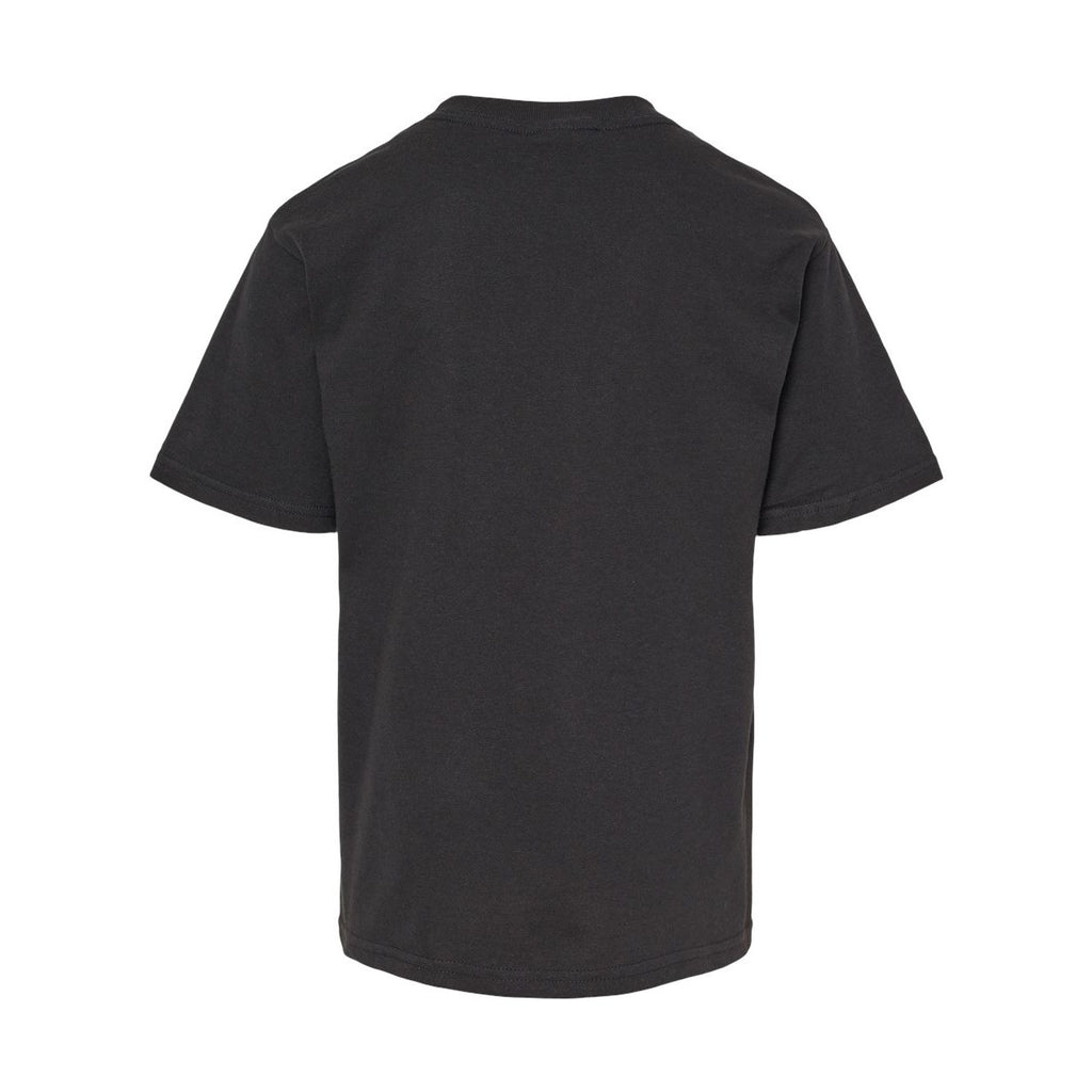 M&O Youth Gold Soft Touch T-Shirt - Black - Back