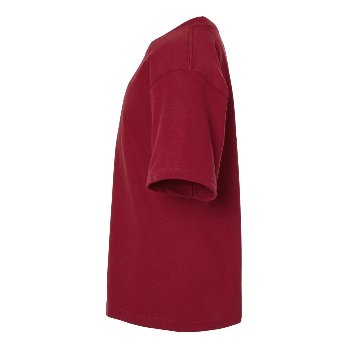 M&O Youth Gold Soft Touch T-Shirt - Cardinal Red - Direct Side