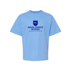 M&O Youth Gold Soft Touch T-Shirt - Carolina Blue - Front