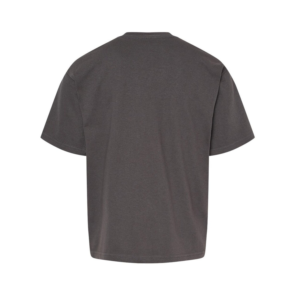 M&O Youth Gold Soft Touch T-Shirt - Charcoal - Back