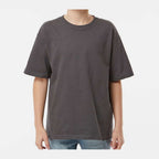 M&O Youth Gold Soft Touch T-Shirt - Charcoal - On Model Front