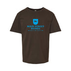 M&O Youth Gold Soft Touch T-Shirt - Chocolate - Front