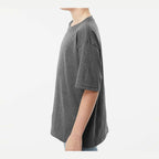 M&O Youth Gold Soft Touch T-Shirt - Dark Heather - On Model Side