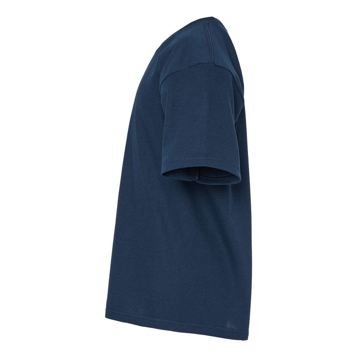 M&O Youth Gold Soft Touch T-Shirt - Deep Navy - Direct Side