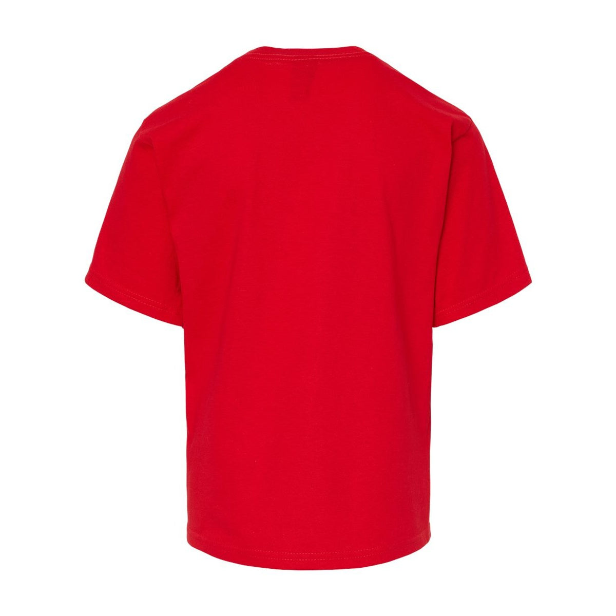 M&O Youth Gold Soft Touch T-Shirt - Deep Red - Back