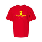 M&O Youth Gold Soft Touch T-Shirt - Deep Red - Front
