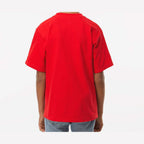 M&O Youth Gold Soft Touch T-Shirt - Deep Red - On Model Back