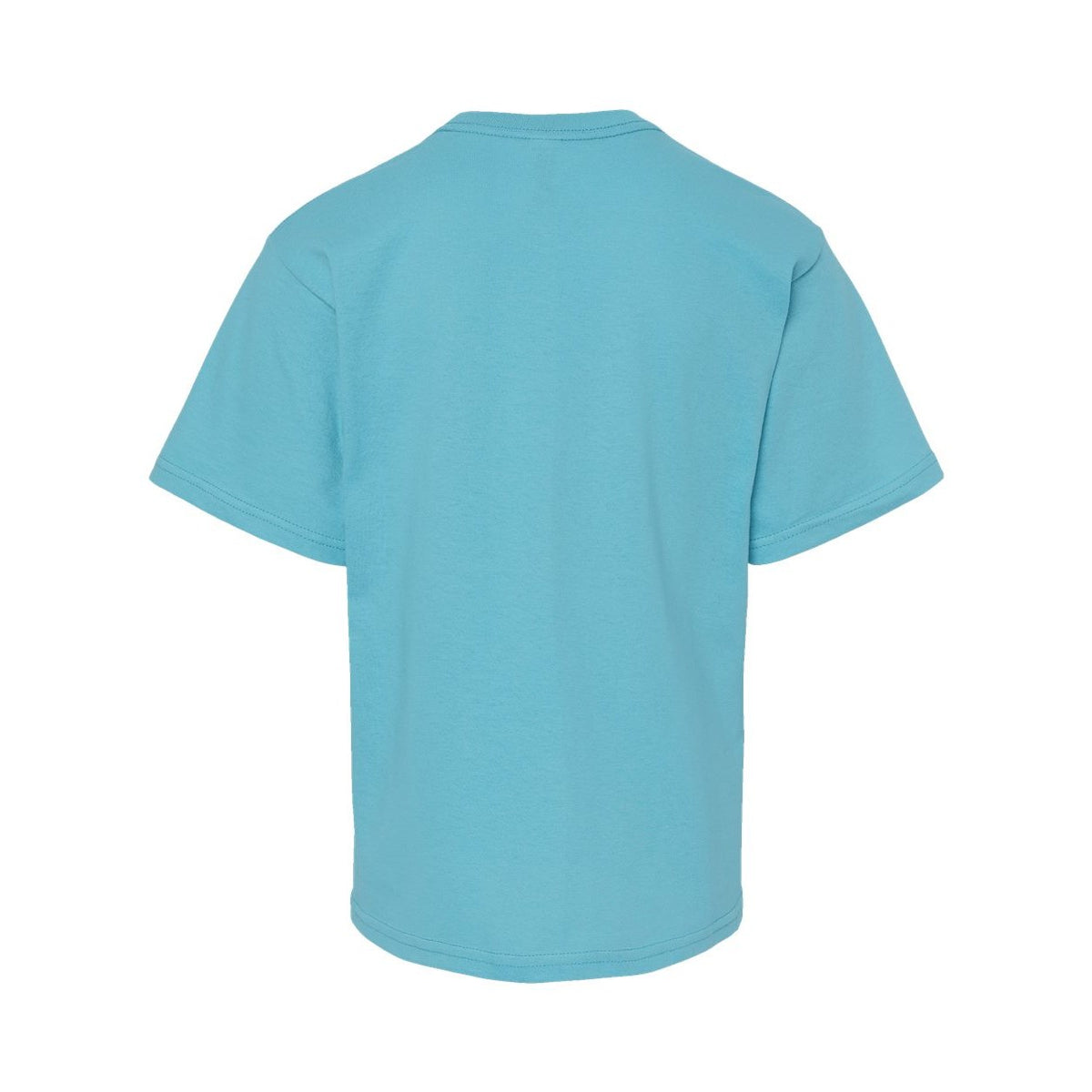 M&O Youth Gold Soft Touch T-Shirt - Diving Blue - Back