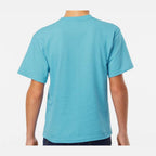 M&O Youth Gold Soft Touch T-Shirt - Diving Blue - On Model Back
