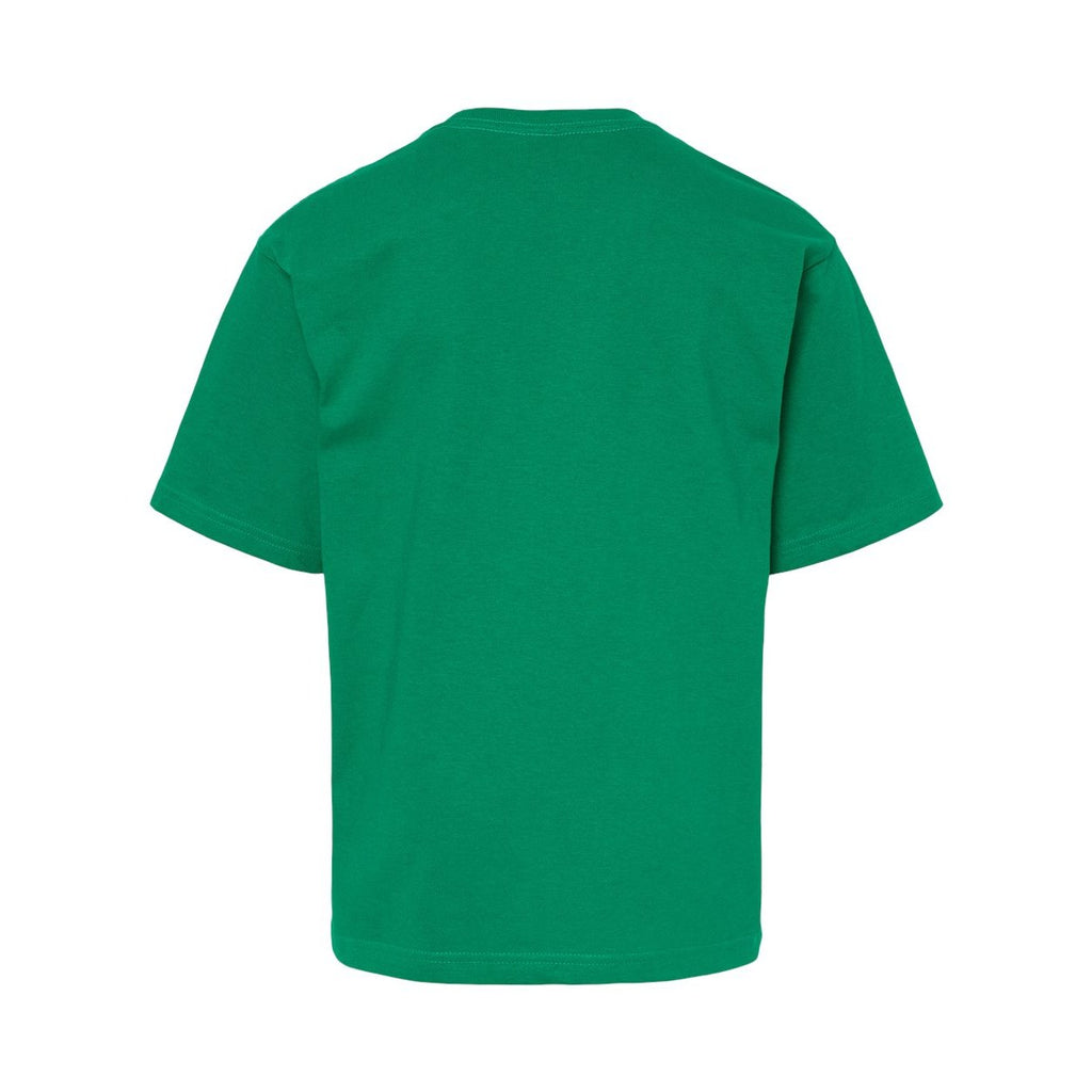 M&O Youth Gold Soft Touch T-Shirt - Fine Kelly Green - Back