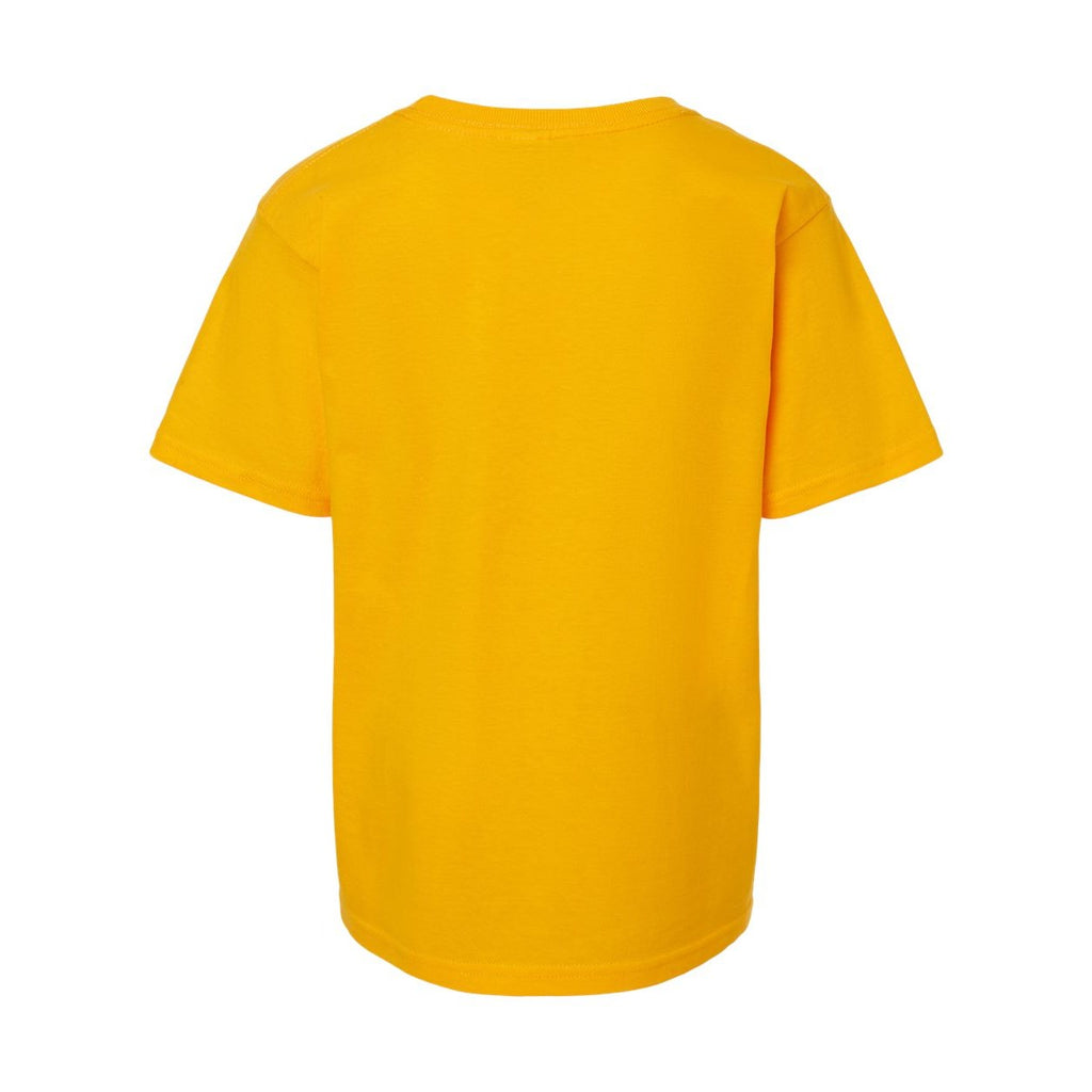 M&O Youth Gold Soft Touch T-Shirt - Gold - Back