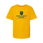 M&O Youth Gold Soft Touch T-Shirt - Gold - Front