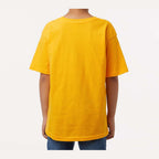 M&O Youth Gold Soft Touch T-Shirt - Gold - On Model Back