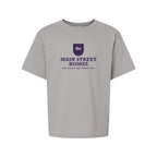 M&O Youth Gold Soft Touch T-Shirt - Gravel - Front