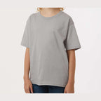 M&O Youth Gold Soft Touch T-Shirt - Gravel - On Model Front