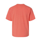 M&O Youth Gold Soft Touch T-Shirt - Heather Coral - Back