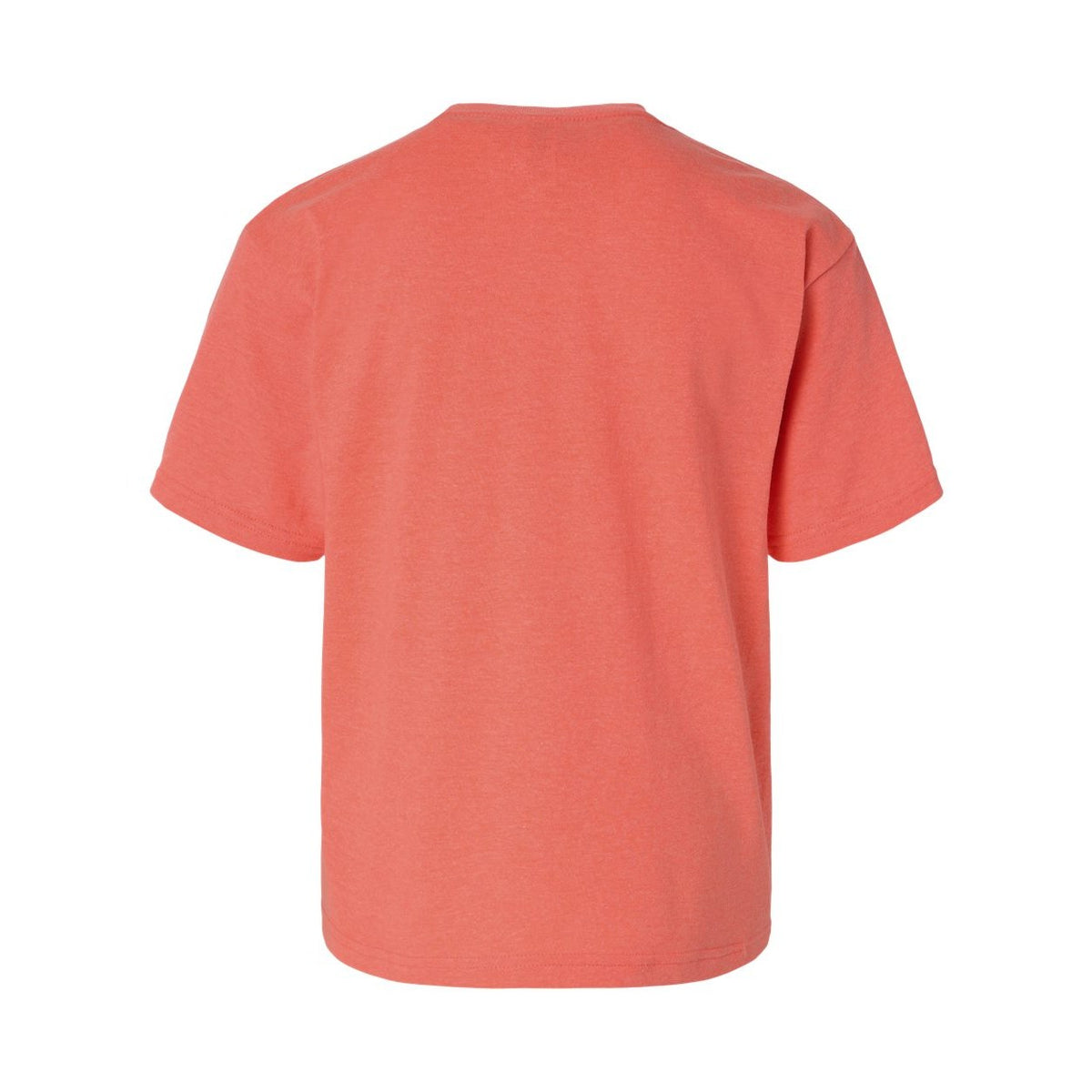 M&O Youth Gold Soft Touch T-Shirt - Heather Coral - Back