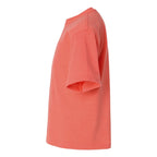 M&O Youth Gold Soft Touch T-Shirt - Heather Coral - Direct Side