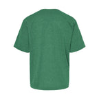 M&O Youth Gold Soft Touch T-Shirt - Heather Kelly Green - Back