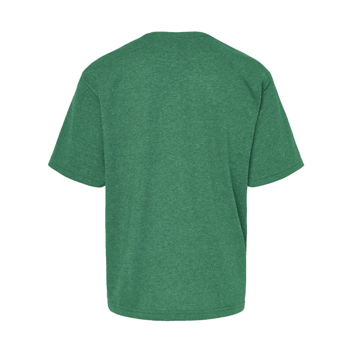 M&O Youth Gold Soft Touch T-Shirt - Heather Kelly Green - Back