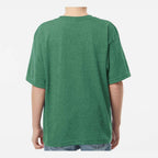 M&O Youth Gold Soft Touch T-Shirt - Heather Kelly Green - On Model Back