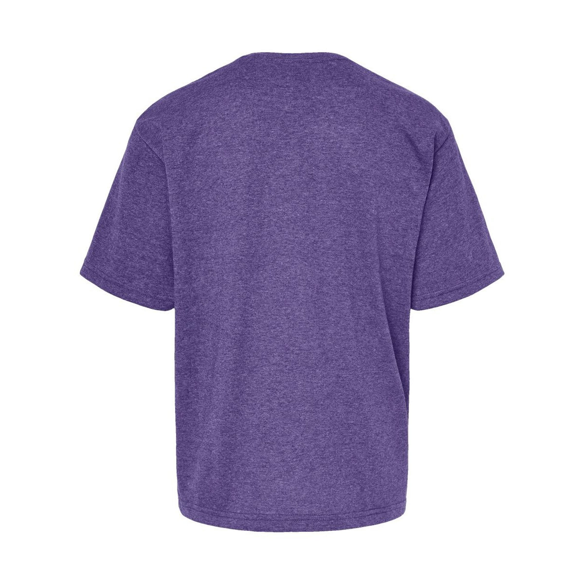 M&O Youth Gold Soft Touch T-Shirt - Heather Purple - Back