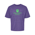 M&O Youth Gold Soft Touch T-Shirt - Heather Purple - Front