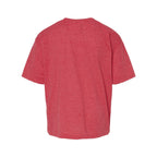 M&O Youth Gold Soft Touch T-Shirt - Heather Red - Back