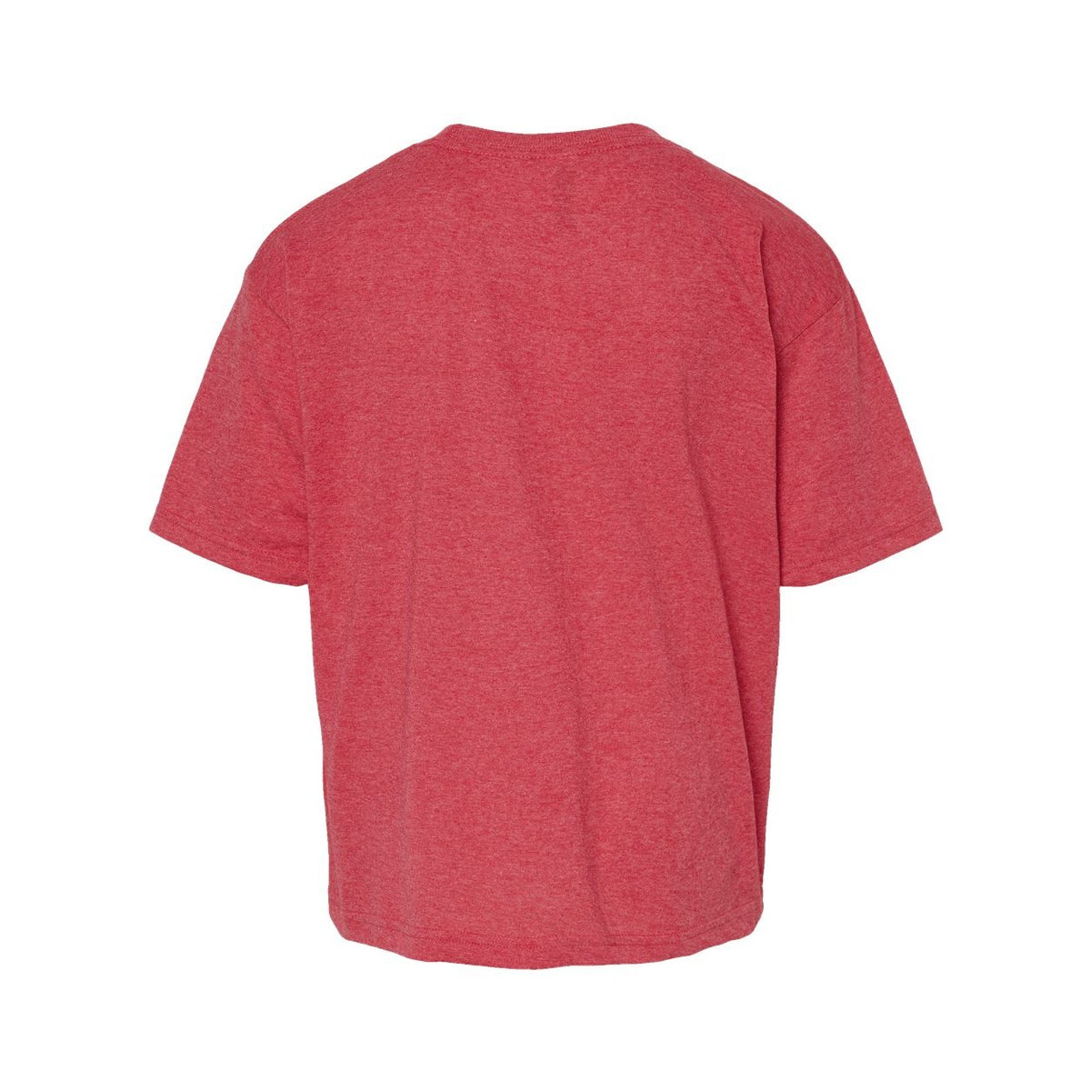 M&O Youth Gold Soft Touch T-Shirt - Heather Red - Back