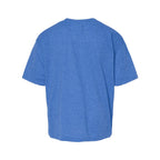 M&O Youth Gold Soft Touch T-Shirt - Heather Royal - Back