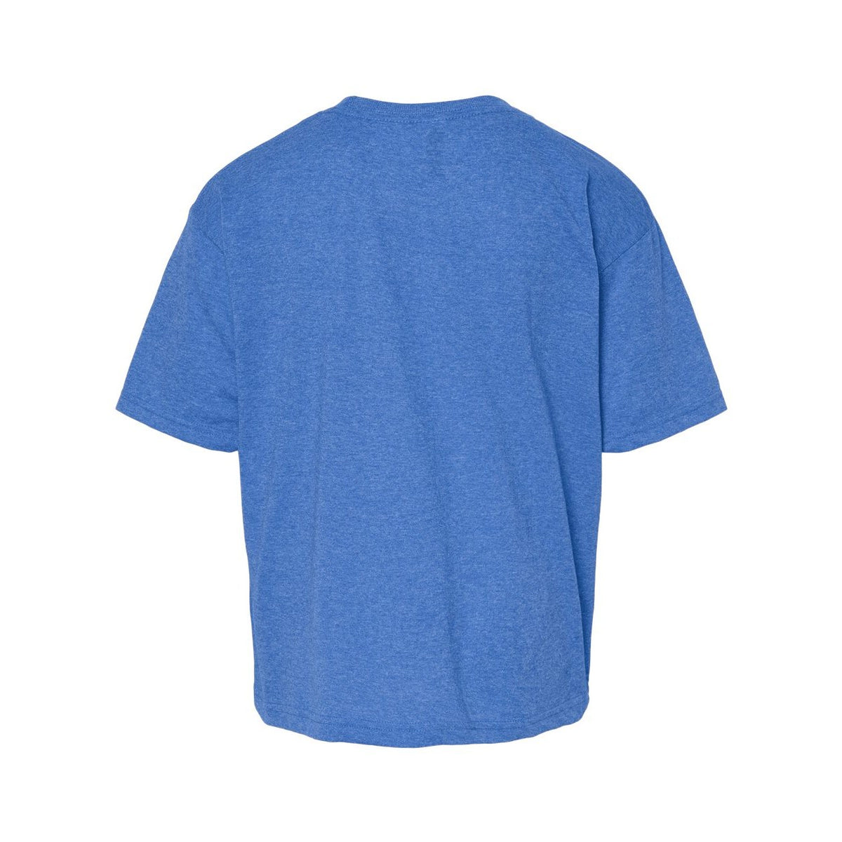 M&O Youth Gold Soft Touch T-Shirt - Heather Royal - Back
