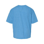 M&O Youth Gold Soft Touch T-Shirt - Heather Turquoise - Back