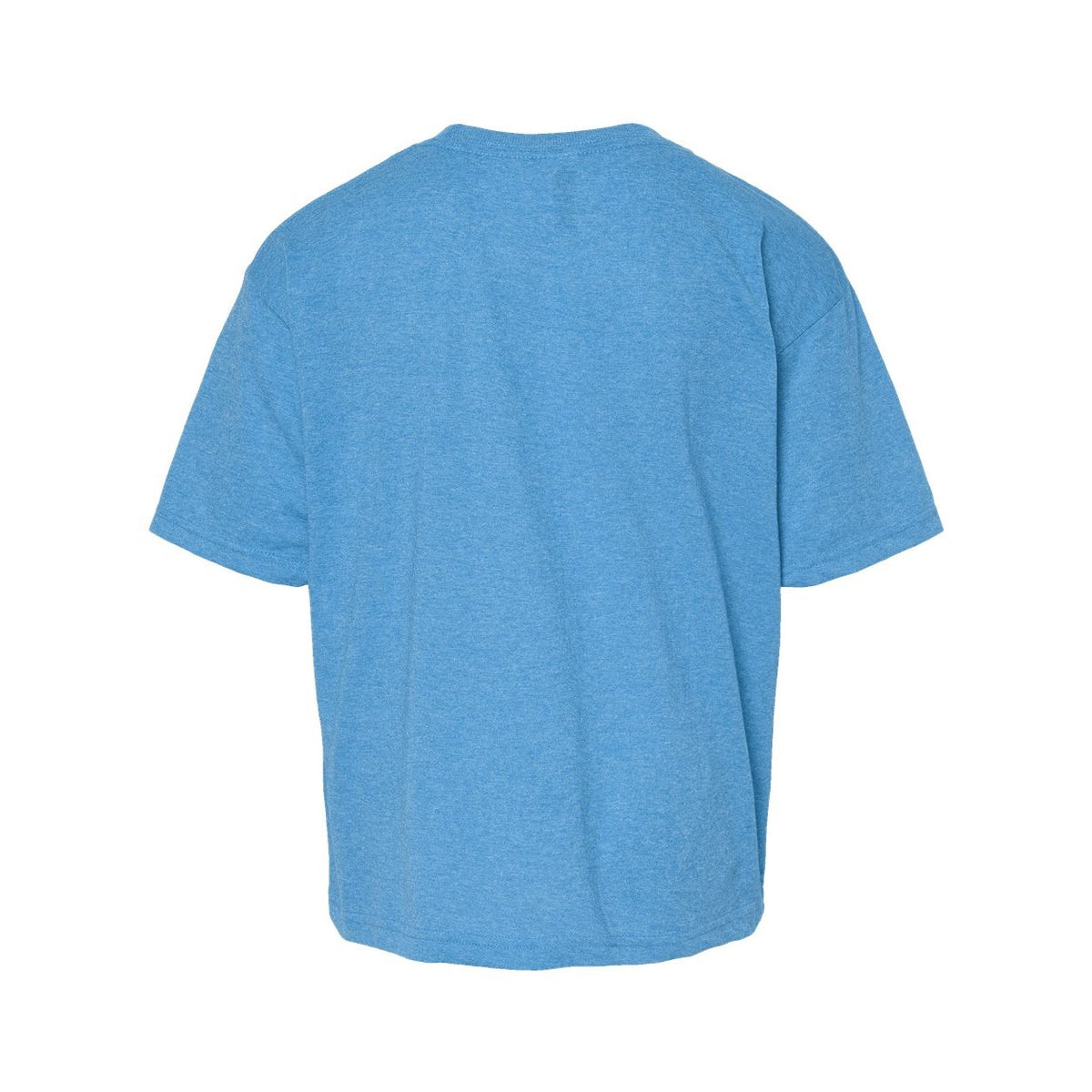 M&O Youth Gold Soft Touch T-Shirt - Heather Turquoise - Back