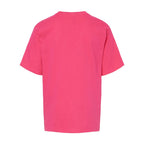 M&O Youth Gold Soft Touch T-Shirt - Heliconia - Back
