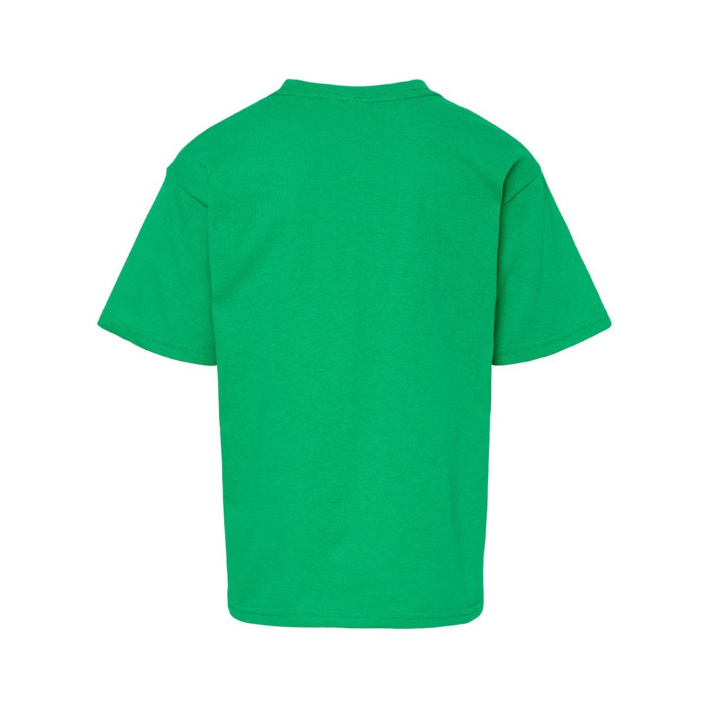 M&O Youth Gold Soft Touch T-Shirt - Irish Green - Back