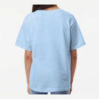 M&O Youth Gold Soft Touch T-Shirt - Light Blue - On Model Back