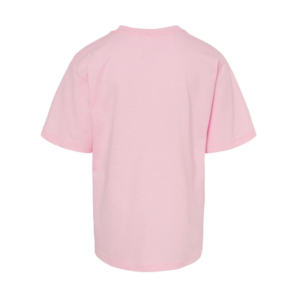 M&O Youth Gold Soft Touch T-Shirt - Light Pink - Back