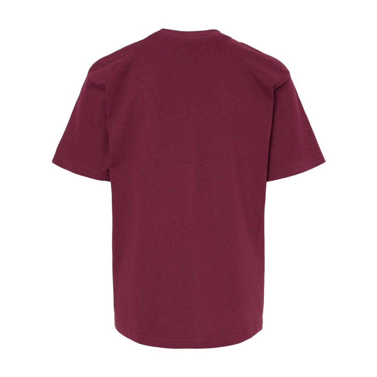 M&O Youth Gold Soft Touch T-Shirt - Maroon - Back
